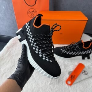 Hermes Flex Slip-On Sneaker Black