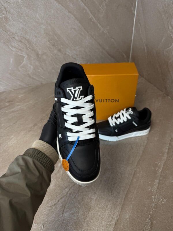 Louis Vuitton Trainer Sneaker Black & White