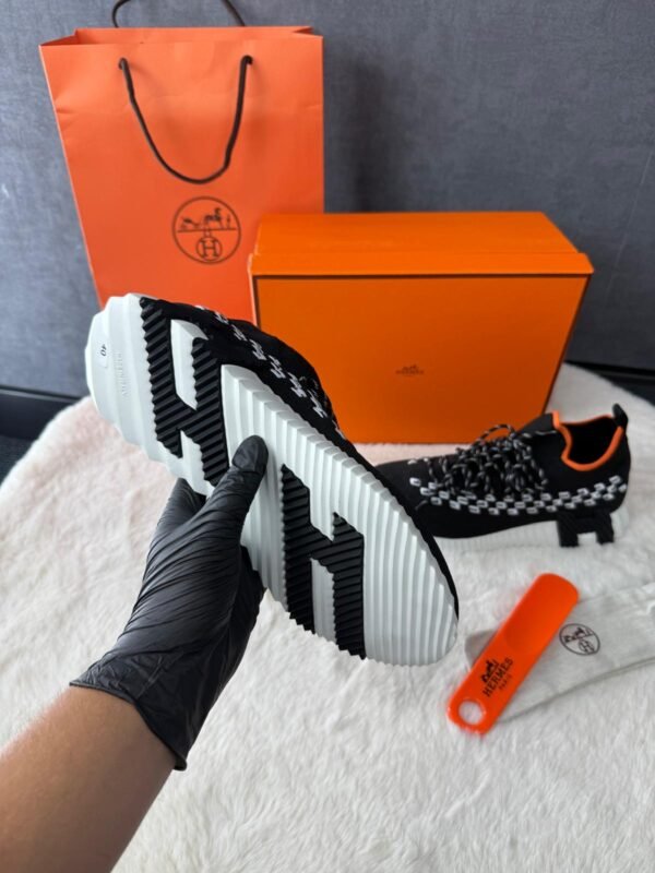 Hermes Flex Slip-On Sneaker Black