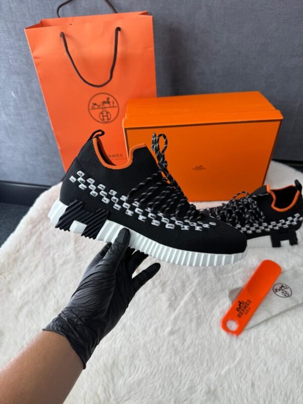 Hermes Flex Slip-On Sneaker Black