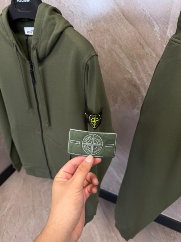 Stone Island Trainingspak Groen Double Logo