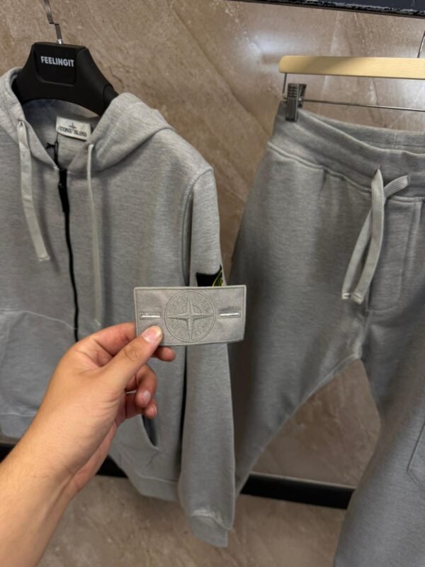 Stone Island Trainingspak Grey Double Logo
