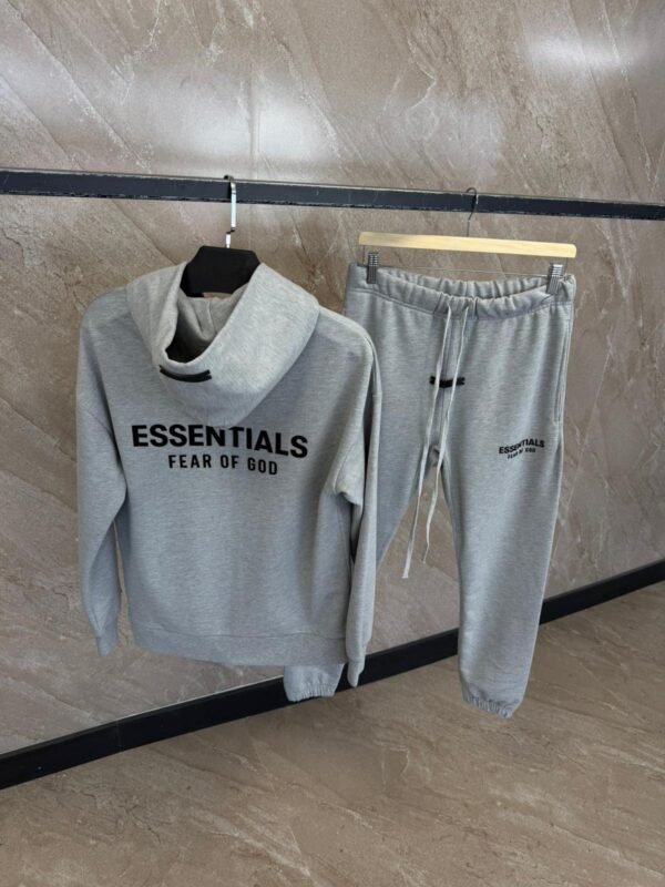 Essential Tracksuit met Rits Grey