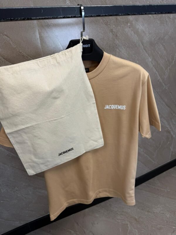 Jacquemus Basic Logo T-Shirt Beige