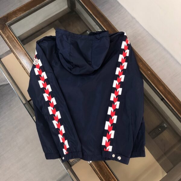 Moncler Moyse Nylon Jacket Navy Blue High Quality + NFC