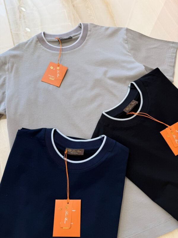 Loro Piana Tshirt Randje Black