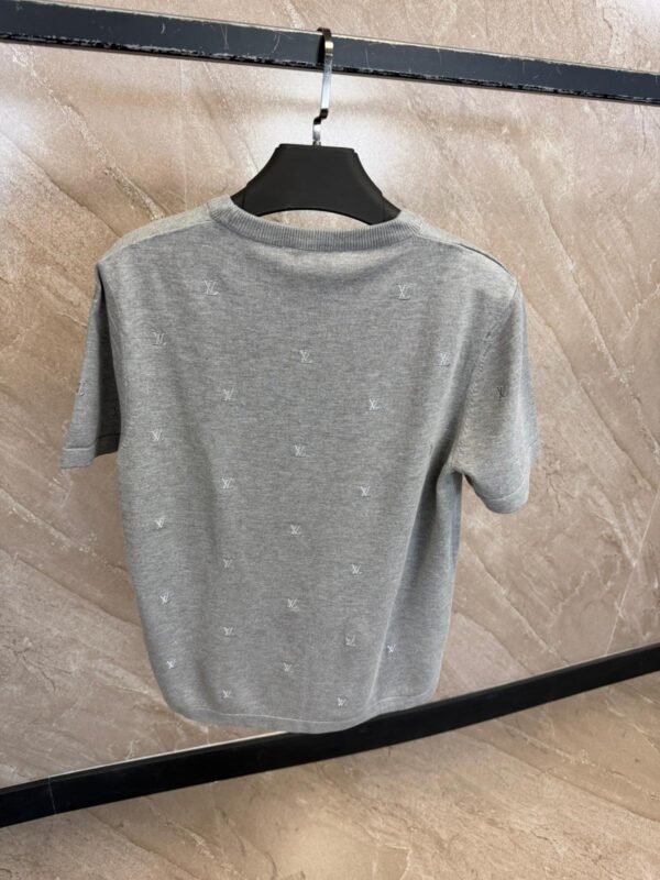 Louis Vuitton High Quality T-shirt Monogram Grey
