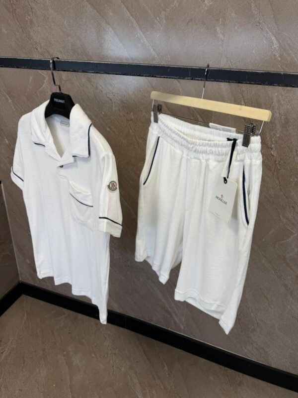 Moncler Zomer Set, Zachte Stof Wit