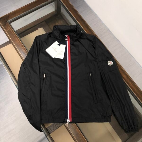 Moncler Keralle Giubbotto Black Moncler Jacket High Quality + NFC
