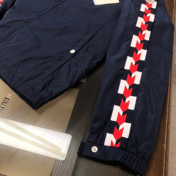 Moncler Moyse Nylon Jacket Navy Blue High Quality + NFC