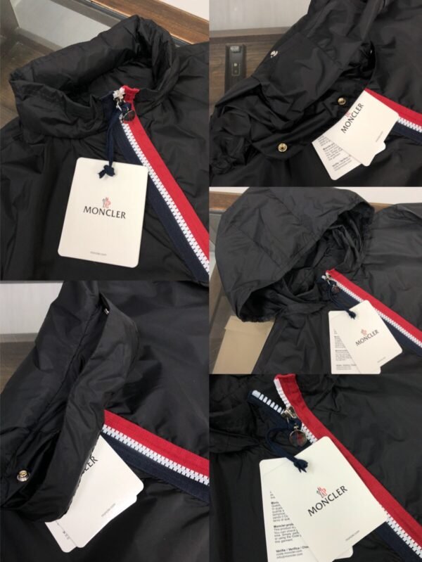 Moncler Keralle Giubbotto Black Moncler Jacket High Quality + NFC