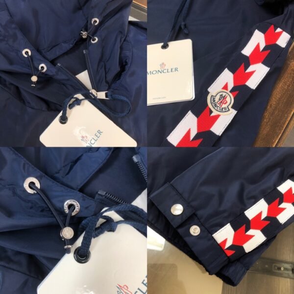Moncler Moyse Nylon Jacket Navy Blue High Quality + NFC
