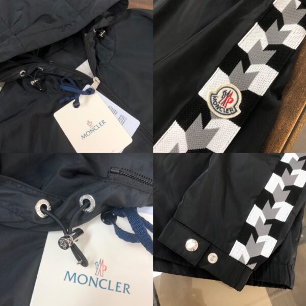 Moncler Moyse Nylon Jacket Black High Quality + NFC