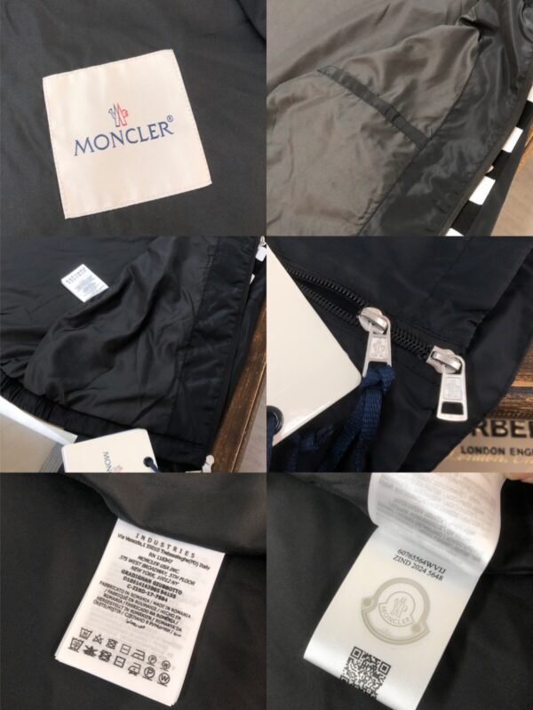 Moncler Moyse Nylon Jacket Black High Quality + NFC