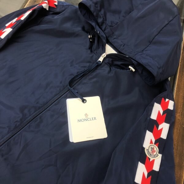 Moncler Moyse Nylon Jacket Navy Blue High Quality + NFC