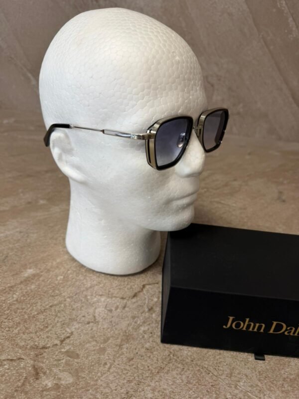 John Dalia Andre Silver Blue Glasses