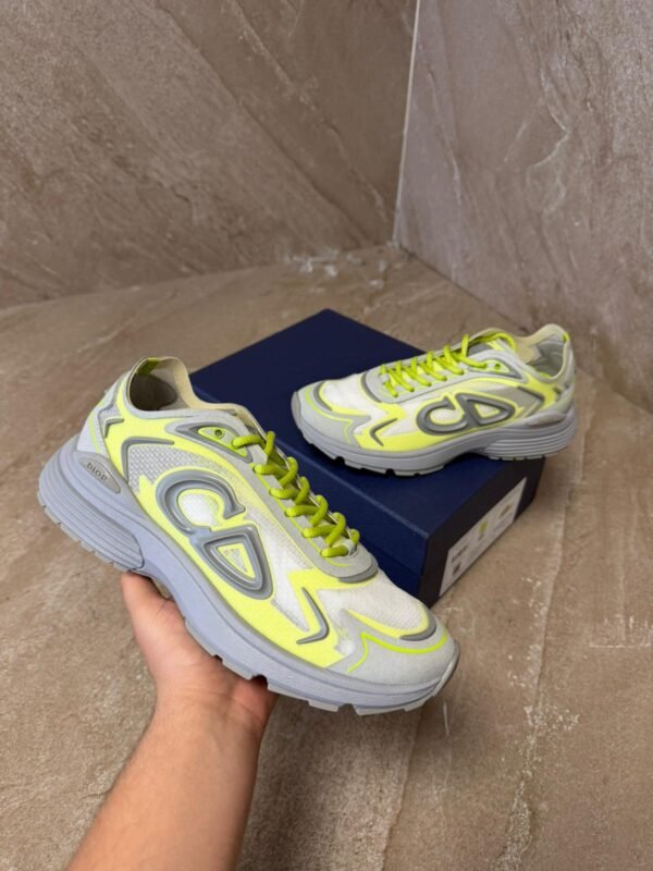 Dior B30 Countdown Teck-Sneaker Yellow