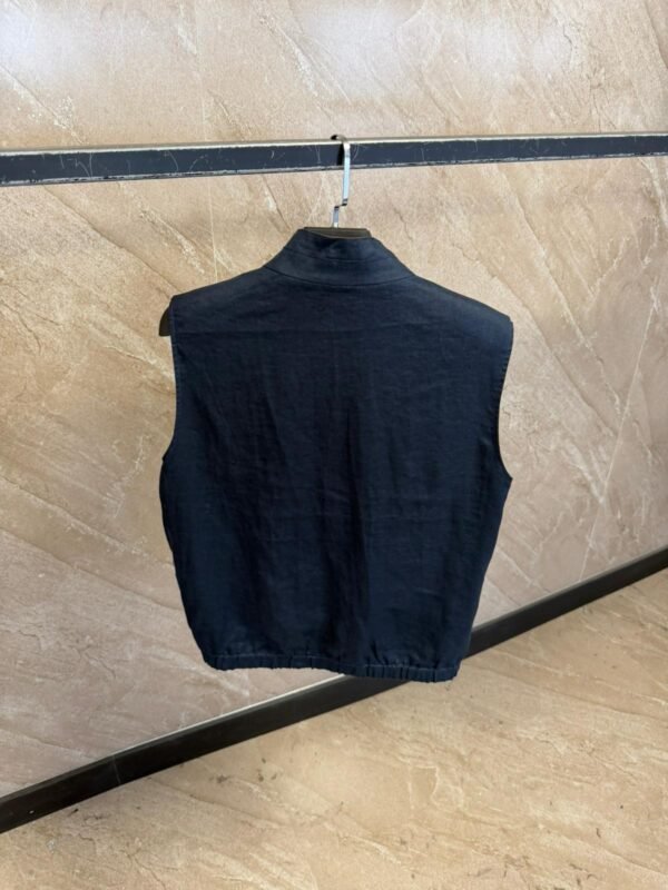 Loro Piana Dubbelzijdig Bodywarmer Donkerblauw/Bruin