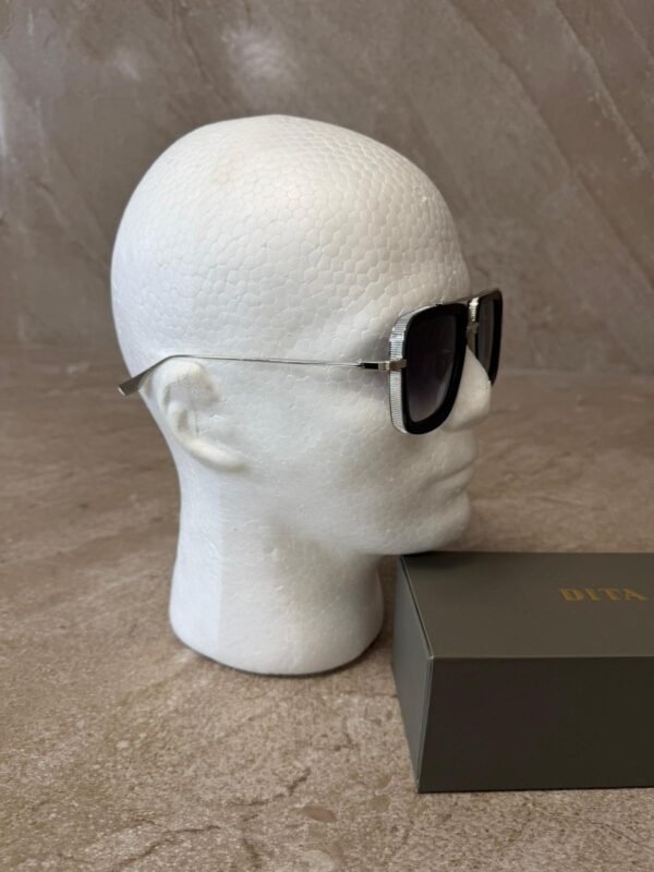 Dita Dubsignal Black Silver Sunglasses