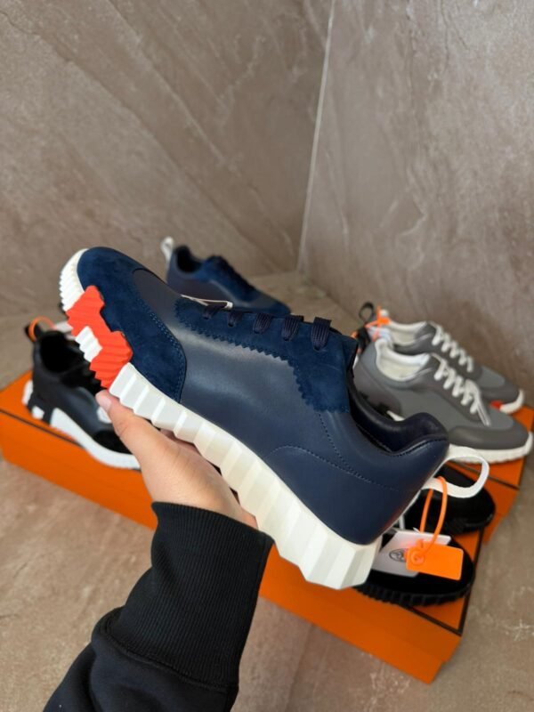 Hermes Bouncing Sneakers Dark Blue