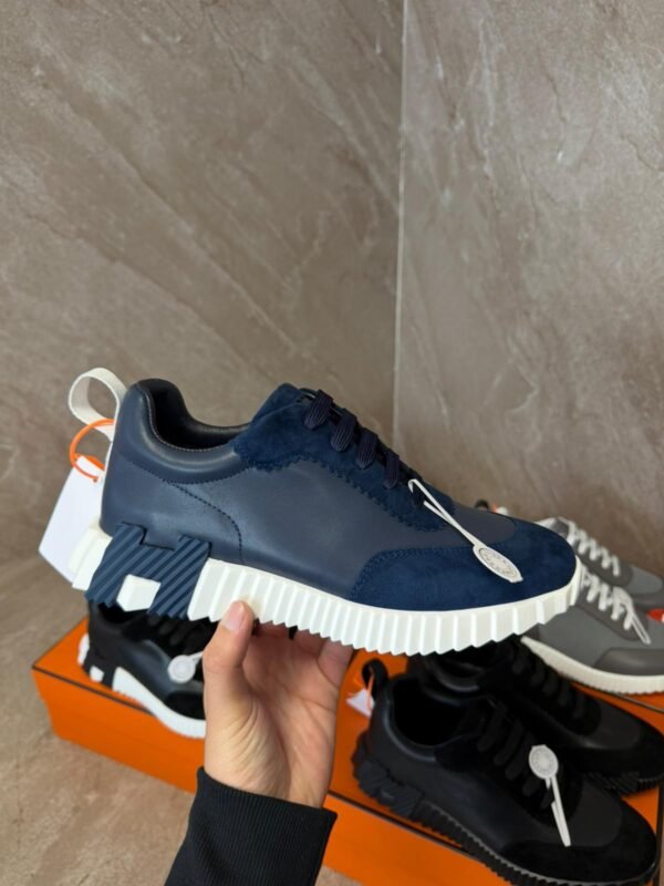Hermes Bouncing Sneakers Dark Blue