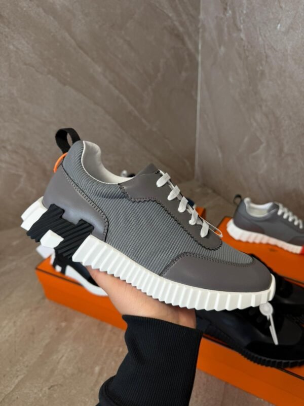 Hermes Bouncing Sneakers Grey White
