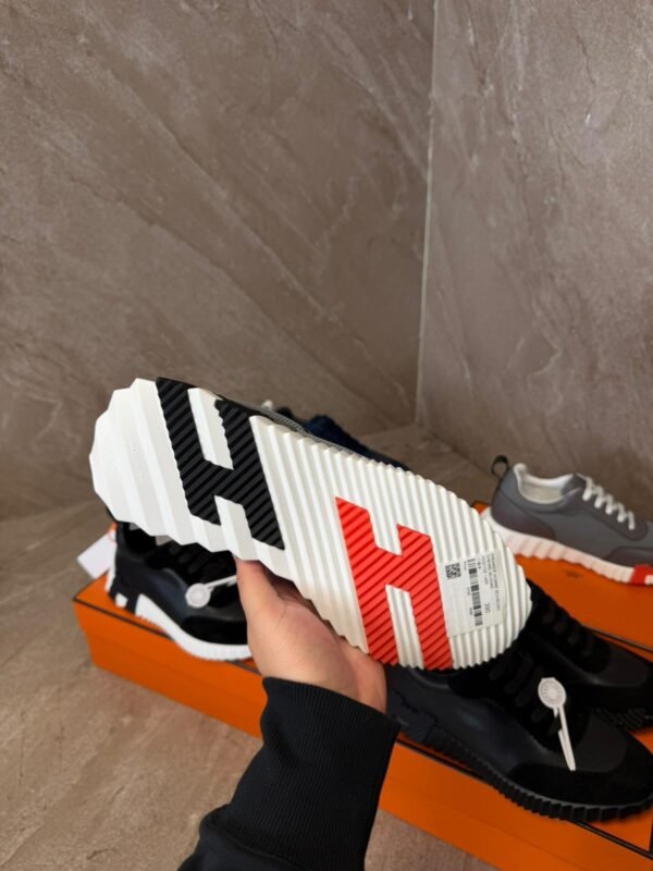 Hermes Bouncing Sneakers Grey White