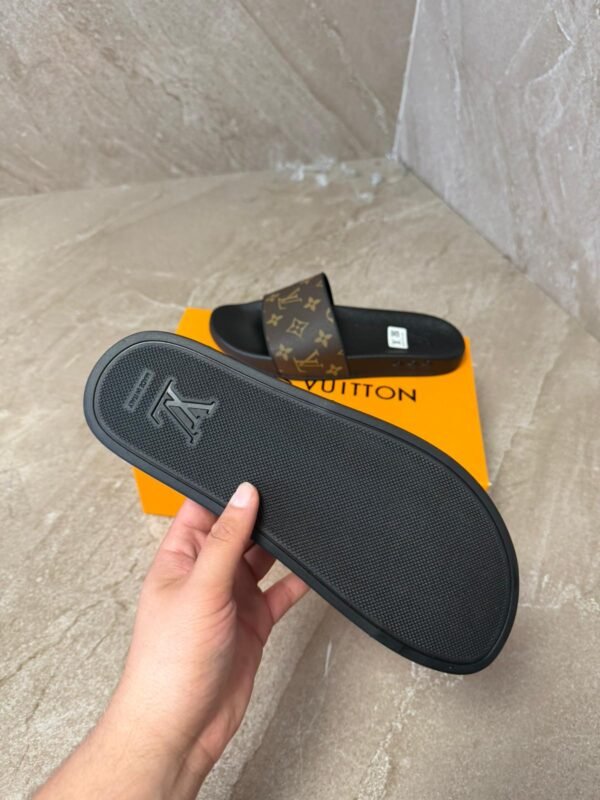 Louis Vuitton Monogram Brown Slippers