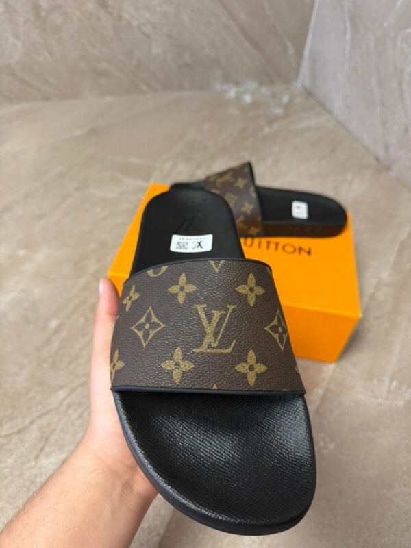 Louis Vuitton Monogram Brown Slippers