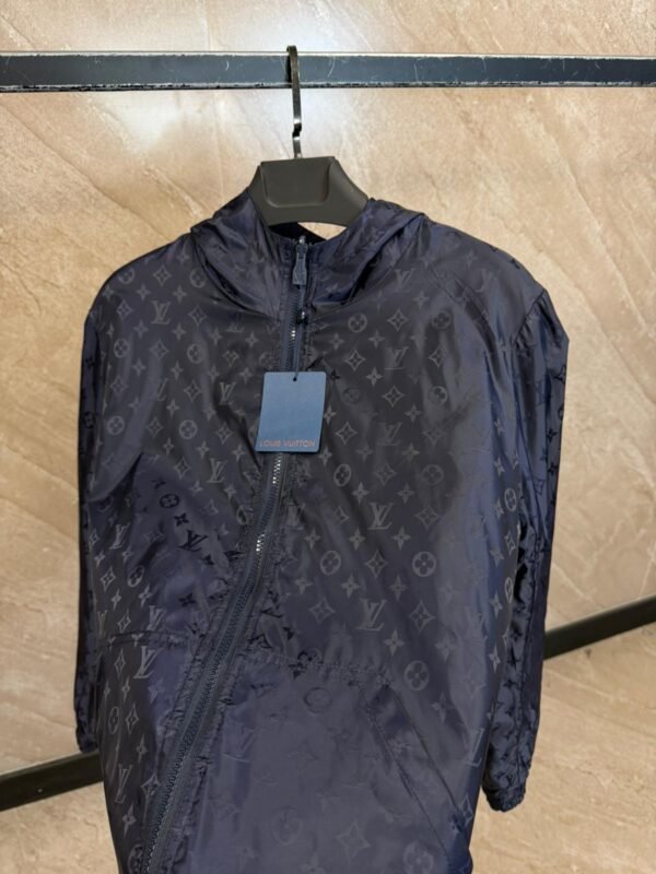 Louis Vuitton Monogram Reversible Blue Jacket High Quality
