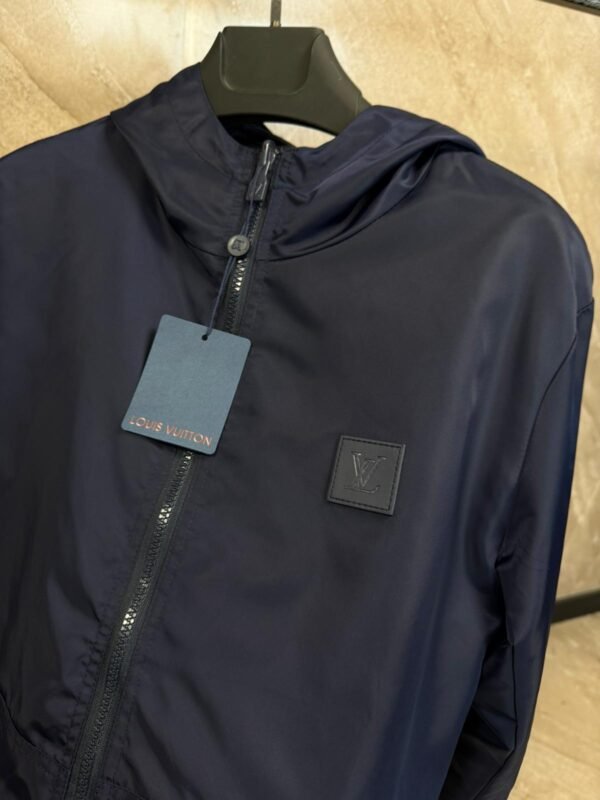 Louis Vuitton Monogram Reversible Blue Jacket High Quality