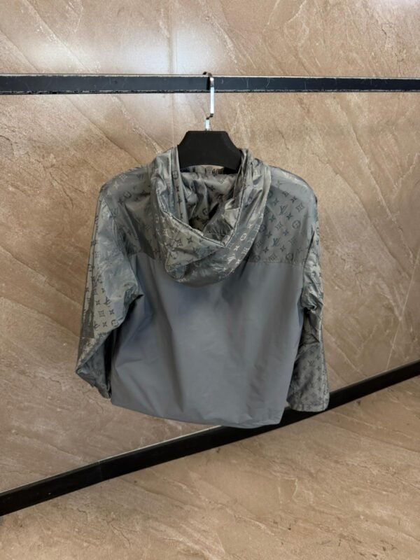 Louis Vuitton Monogram Jacket High Quality Grey