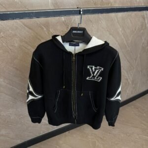 Louis Vuitton Graphic Intarsia Zipped Cotton Vest