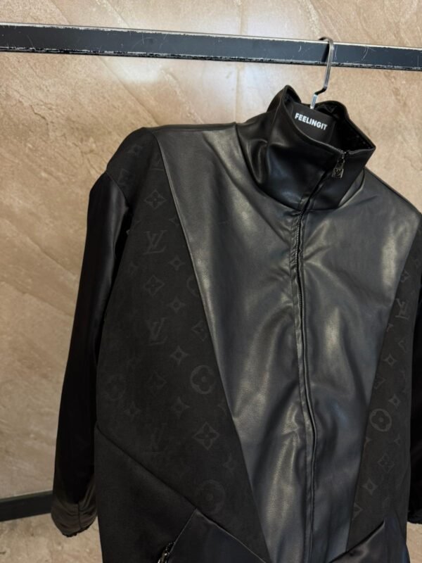 Louis Vuitton Monogram Leather Jacket High Quality