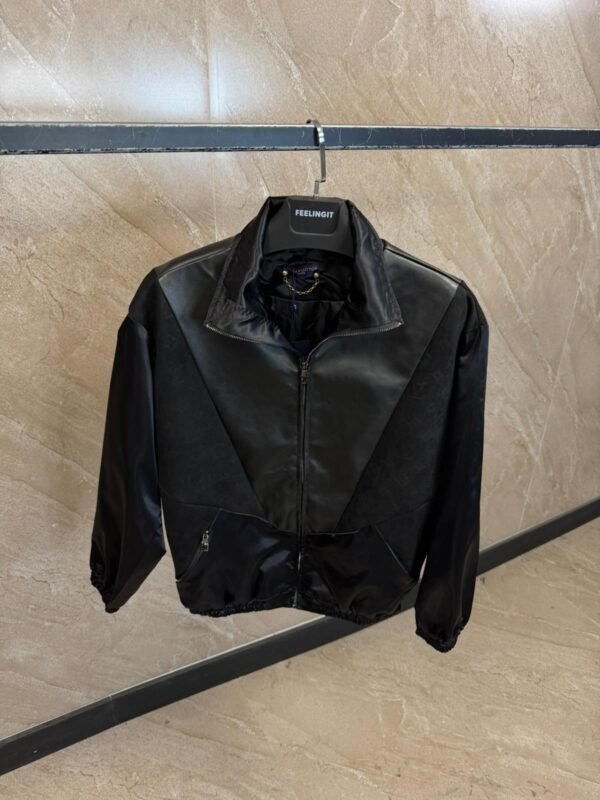 Louis Vuitton Monogram Leather Jacket High Quality