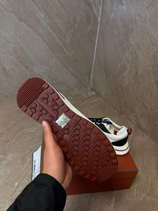 Loro Piana Weekend Walk Black White Sneakers