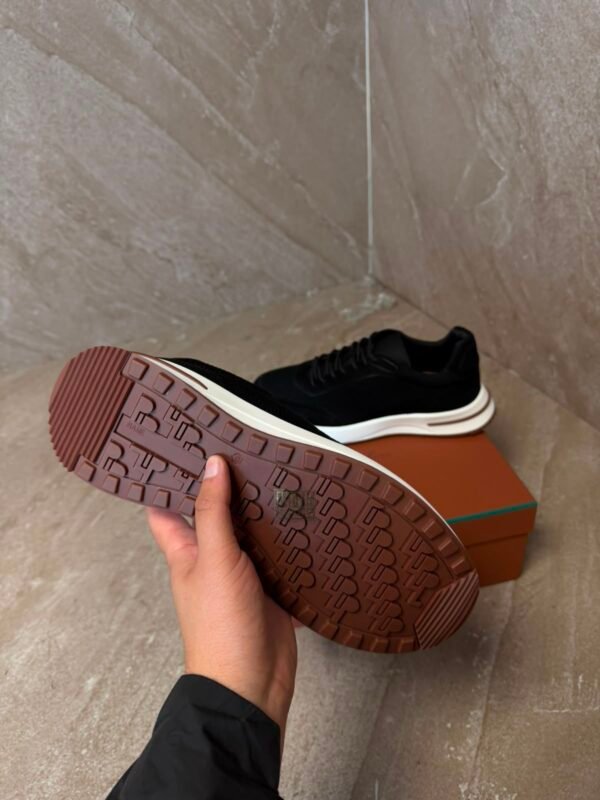 Loro Piana Weekend Walk Black Sheep Sneakers