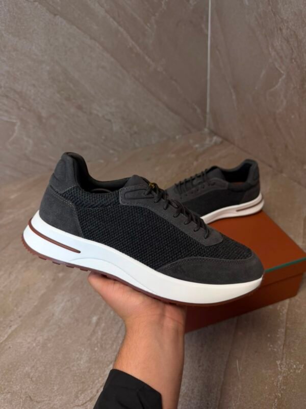 Loro Piana Weekend Walk Grey Sheep Sneakers