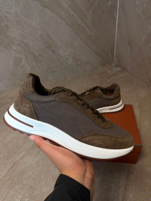 Loro Piana Weekend Walk Brown Sheep Sneakers
