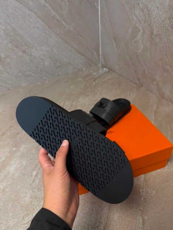 Hermes Jackson Sandal Black on Black