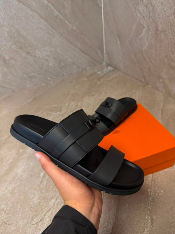 Hermes Jackson Sandal Black on Black