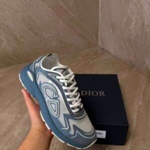 Dior B30 Countdown Teck-Sneaker Blue Grey