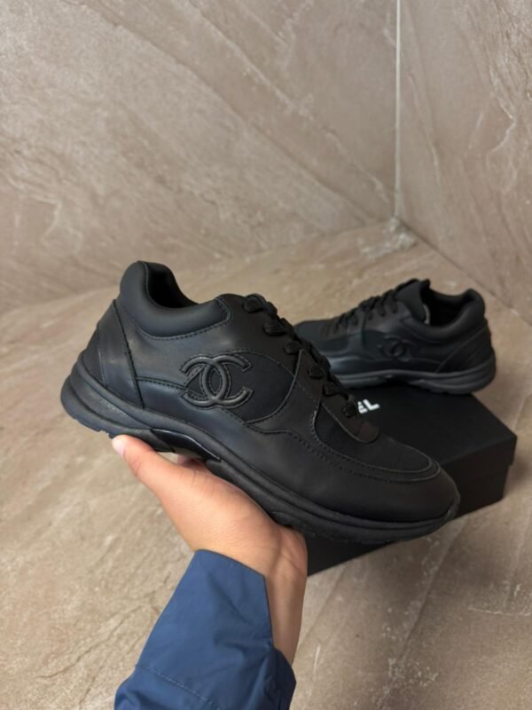Chanel Sneakers Black on Black