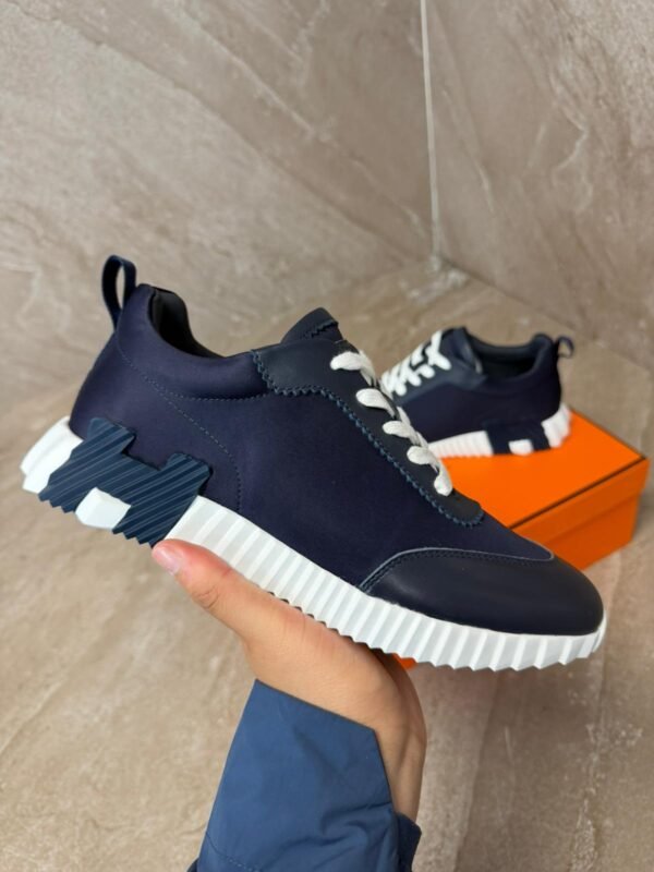 Hermes Bouncing Sneakers Navy Blue