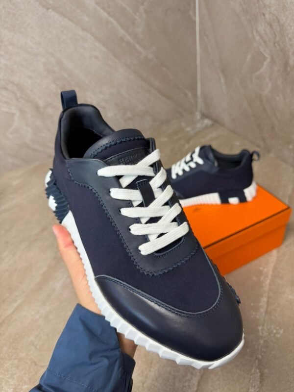 Hermes Bouncing Sneakers Navy Blue