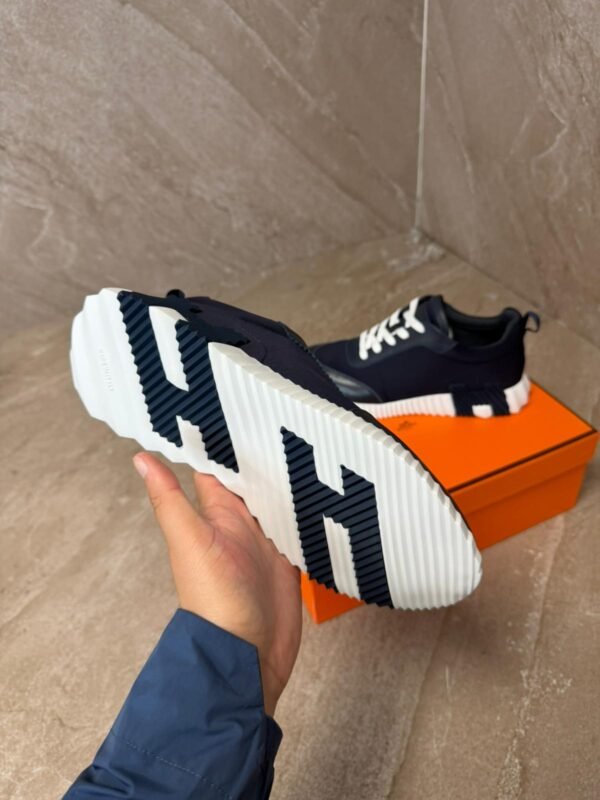 Hermes Bouncing Sneakers Navy Blue