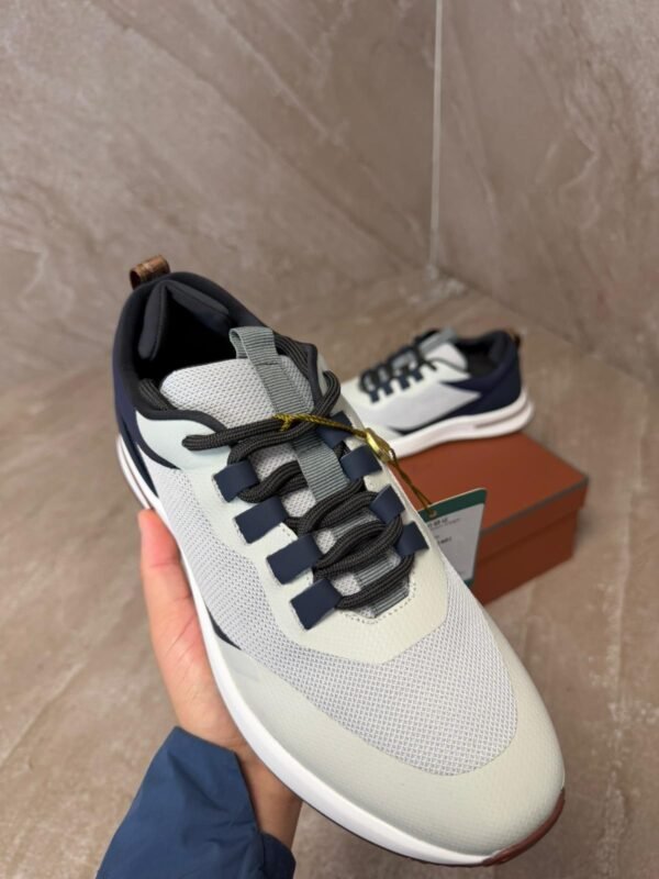 Loro Piana Weekend Walk Blue White Sneakers