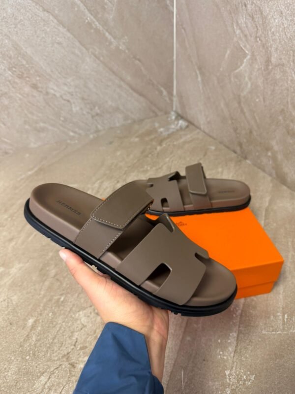 Hermes Chypre Brown Sandals