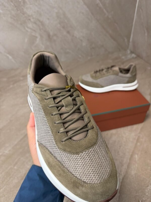 Loro Piana Weekend Walk Taupe Sheep Sneakers
