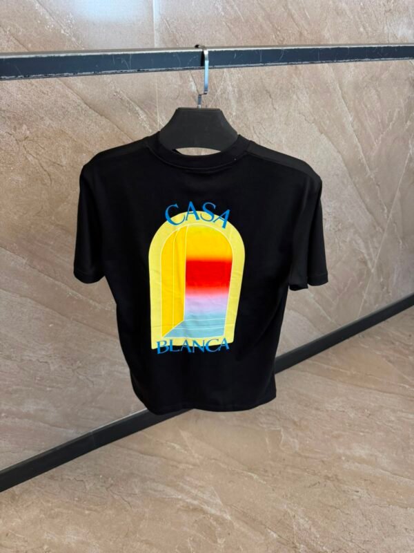 Casablanca T-Shirt Black Color Window